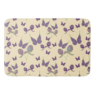 The Butterfly Joy in Cream Bath Mat