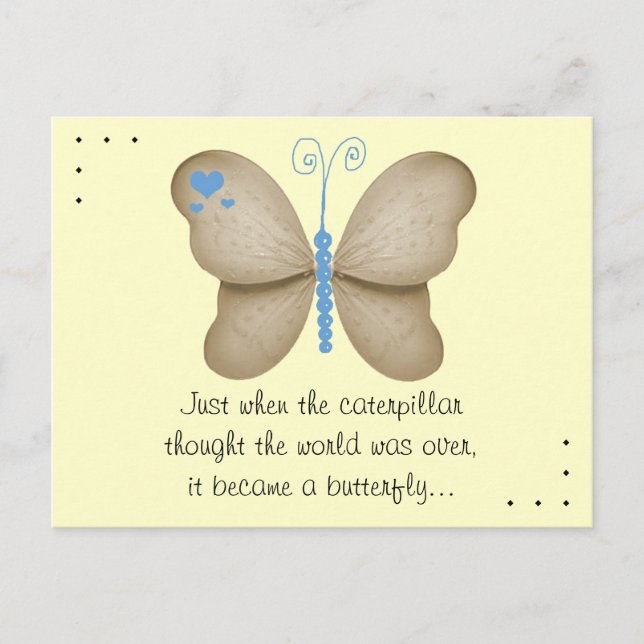 The Butterfly Postcard (Front)