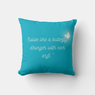 The Butterfly's Evolution Throw Pillow
