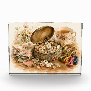 The Button Tin Photo Block
