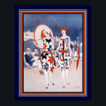 "The Bystander" Art Deco Print by  Wilton Williams<br><div class="desc">"The Bystander" - by  Wilton Williams - Art Deco Fashion Print ca. 1925</div>