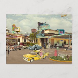 The Cab Driver Holiday Postcard