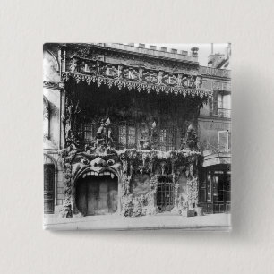 The Cabaret de 'l'Enfer' in Paris 2 Inch Square Button