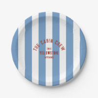 The Cabin Crew Custom Crest Blue Park Stripe Pap