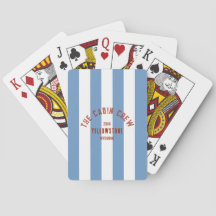 The Cabin Crew Custom Crest Blue Park Stripe