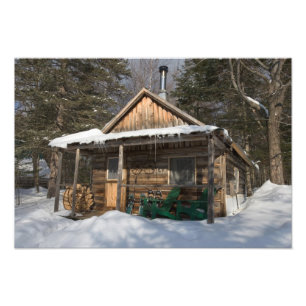 The cabins at the AMC's Little Lyford Pond Photo Print