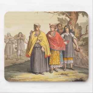 The Caciche Indians in Traditional Costumes, Nova Mouse Pad
