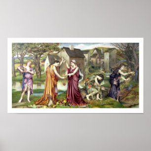 The Cadence of Autumn by Evelyn De Morgan Poster
