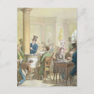 The Cafe de Commerce, from 'Tableau de Paris' Postcard