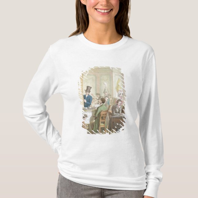 The Cafe de Commerce, from 'Tableau de Paris' T-Shirt (Front)