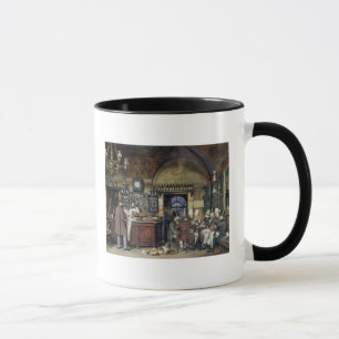 The Cafe in Rome, 1856 Mug