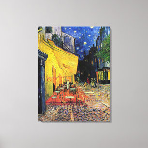 the cafe terrace on the place...Vincent van Gogh Canvas Print