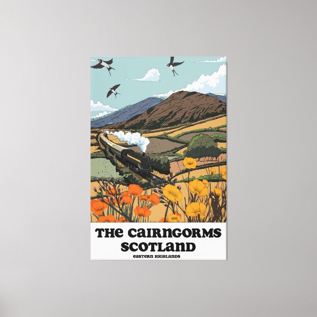The Cairngorms Scotland  Canvas Print (Front)