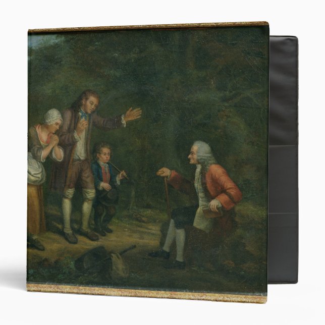 The Calas Family before Voltaire at Ferney Binder (Front/Inside)