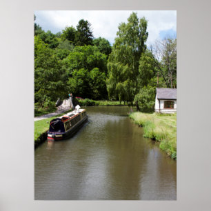 The Caldon Canal Consall Staffordshire Postcard La Poster