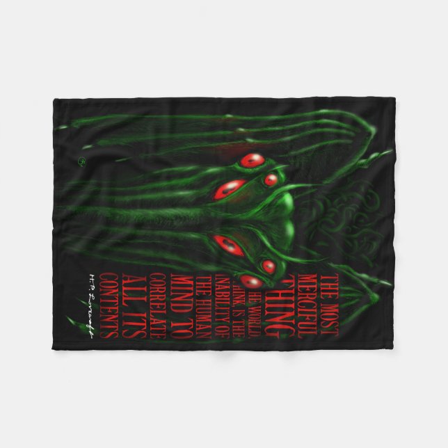 The Call of Cthulhu by H.P. Lovecraft blanket (Front (Horizontal))