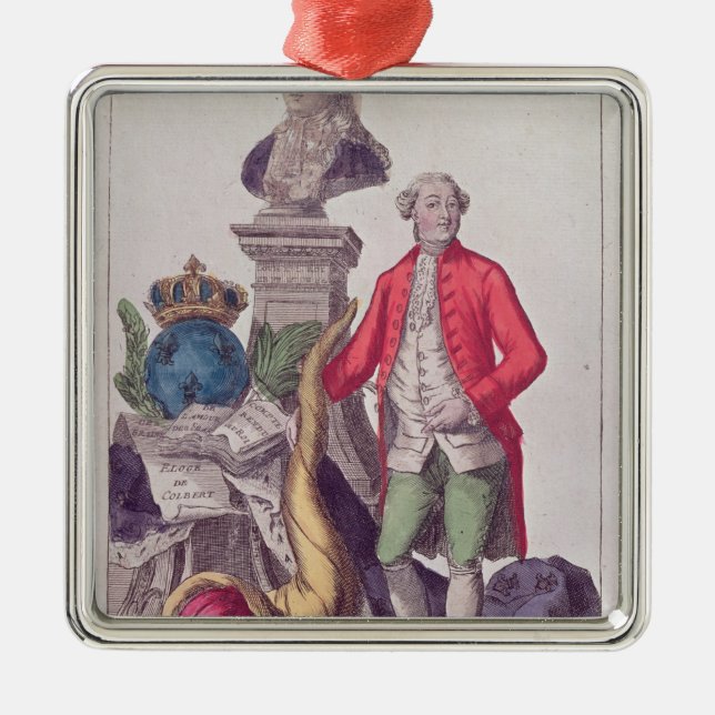 The Call of Jacques Necker  16th July 1789 Metal Ornament (Front)