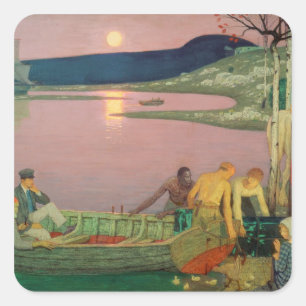 The Call of the Sea, 1925 Square Sticker