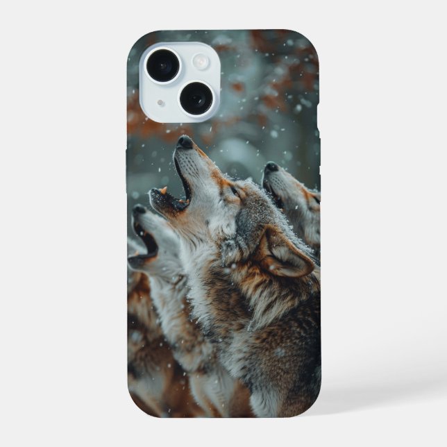 The call of the Wolves   iPhone 15 Case (Back)
