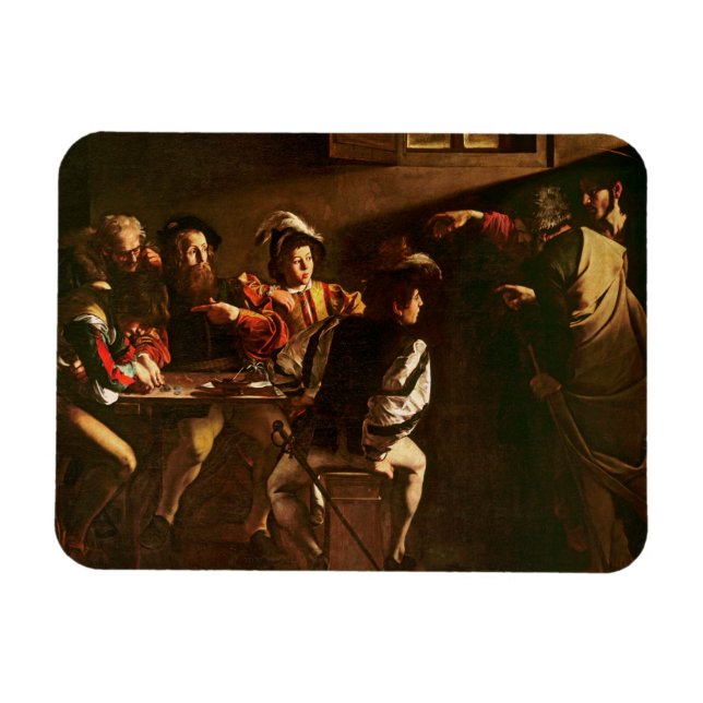 The Calling of St. Matthew, c.1598-1601 Magnet (Horizontal)