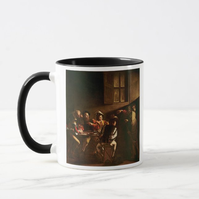 The Calling of St. Matthew, c.1598-1601 Mug (Left)