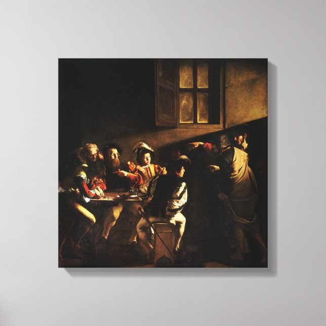 The Calling of St. Matthew Canvas Print (Front)