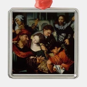 The Calling of St. Matthew Metal Ornament