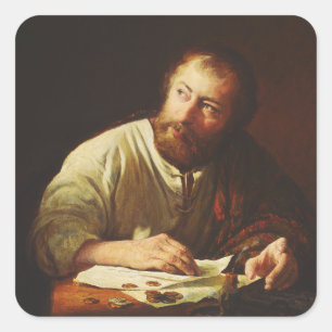 The Calling of the Apostle Matthew Square Sticker