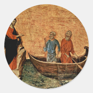 The Calling Of The Apostles Peter And Andrew Classic Round Sticker