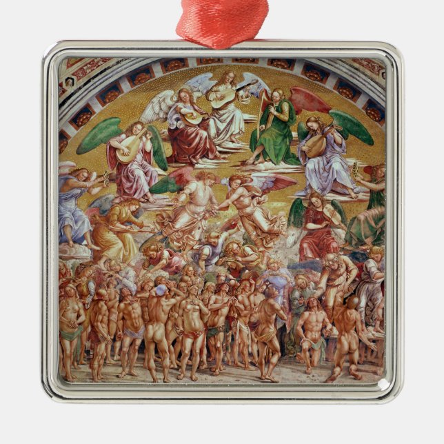 The Calling of the Chosen to Heaven Metal Ornament (Front)