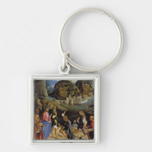 The Calling of the Sons of Zebedee (panel) Keychain