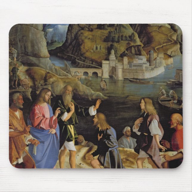 The Calling of the Sons of Zebedee (panel) Mouse Pad (Front)