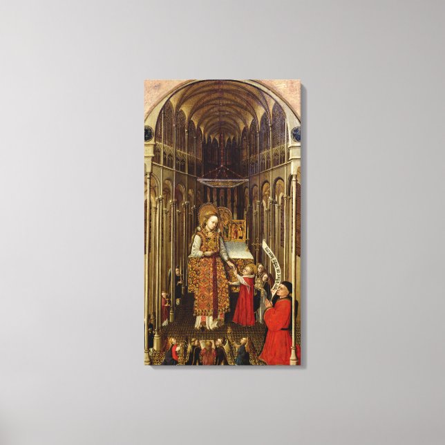 The Calling of the Virgin Canvas Print (Front)
