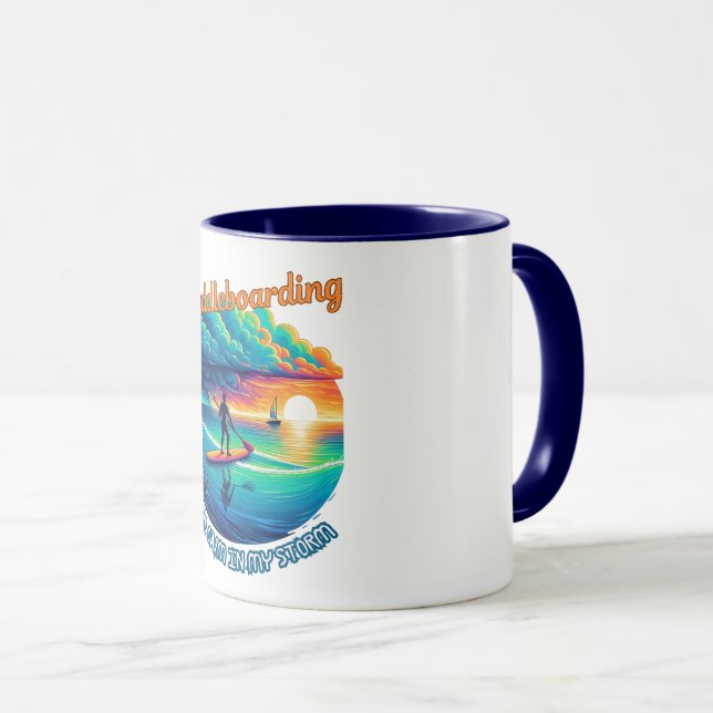 The calm in my storm - paddleboarding mug (Front Right)