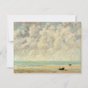 The Calm Sea by Courbet  Postcard