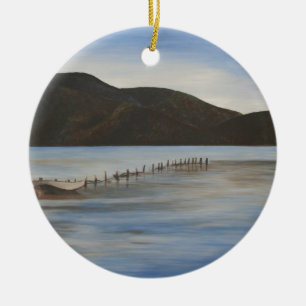 The Calm Water of Akyaka Ceramic Ornament