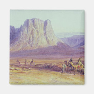 The Camel Train, Condessi, Mount Sinai, 1848 Magnet