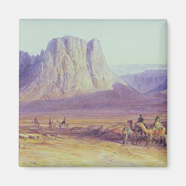 The Camel Train, Condessi, Mount Sinai, 1848 Magnet (Front)