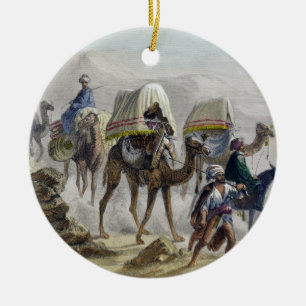 The Camel Train, from 'Constantinople and the Blac Ceramic Ornament