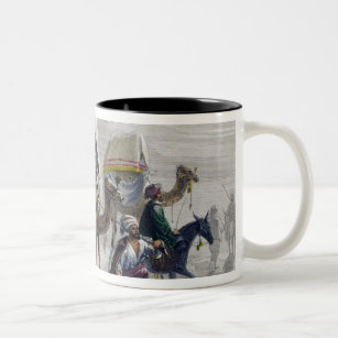 The Camel Train, from 'Constantinople and the Blac Two-Tone Coffee Mug