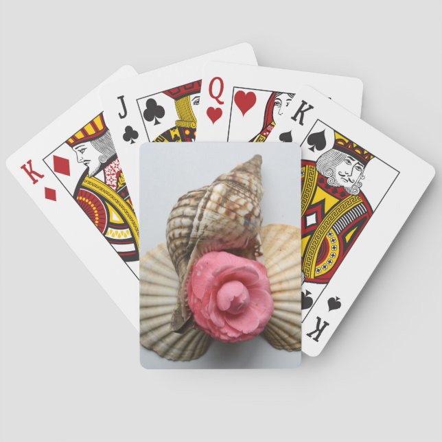 The Camellia And The Shells Playing Cards (Back)