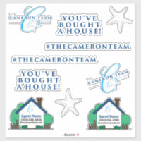 The Cameron Team Die Custom-Cut Vinyl Stickers