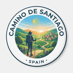 The Camino de Santiago Spain Magnet