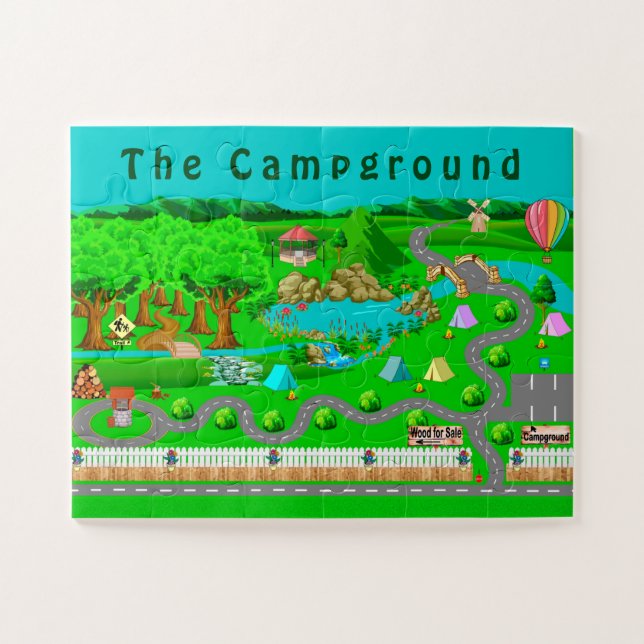 The Campground  Jigsaw Puzzle (Horizontal)