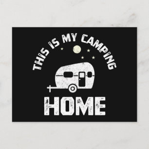 The Camping Trailer Camper Mobile Home Postcard