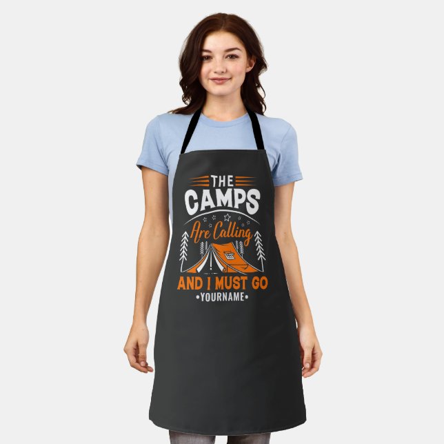 The Camps Are Calling And I Must Go Apron (Worn)