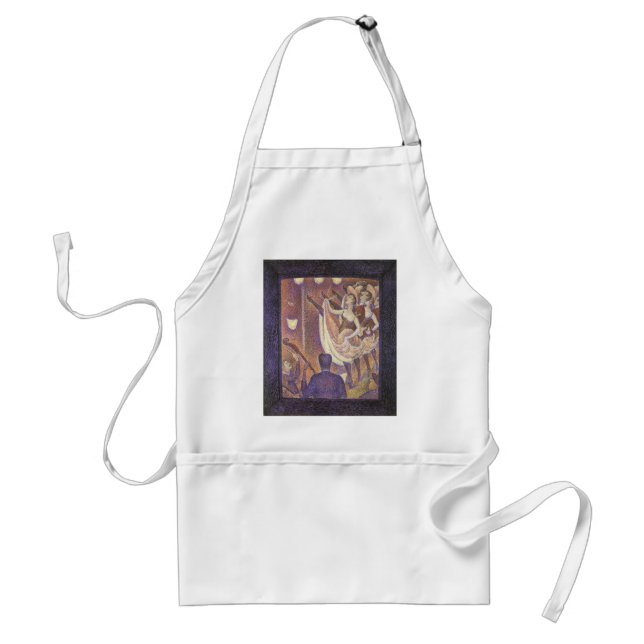 The Can Can Dance, Le Chahut by Georges Seurat Standard Apron (Front)