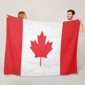 The Canada Flag - A Canadian Heritage Keepsake Fleece Blanket
