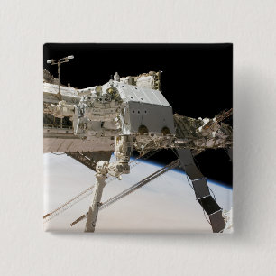The Canadian-built Dextre robotic system 2 Inch Square Button