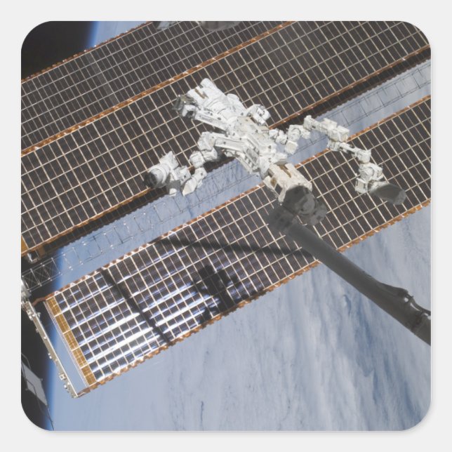 The Canadian-built Dextre robotic system 3 Square Sticker (Front)